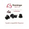 Domingo Caffe Capsule compatibile Nespresso, Espresso Bar (100 capsule)