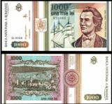 Romania 1993 - 1000 lei UNC