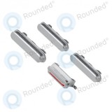 Set chei laterale 4 buc argintiu pentru iPhone 6