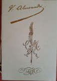 Pasteluri - V. Alecsandri (1996) Editie bibliofila, Muzeul Literaturii Romane