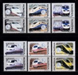 Cumpara ieftin RO 2004 LP 1631 &quot;Trenuri moderne&quot; , serie in perechi verticale , MNH