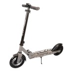 Cumpara ieftin Trotineta Pliabila, Action One, Grand Prix, platforma perforata, roti 200 mm, Negru