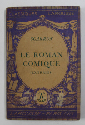 SCARRON - LE ROMAN COMIQUE ( EXTRAITS ) , 1935 foto