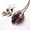 Set aripi ingerasi cu agate mov 47812