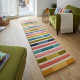 Cumpara ieftin Covor traversă Piano Roz/Multicolor 60X230 cm, Flair Rugs