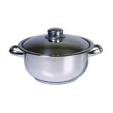 Oala cu capac, capacitate 14 litri, diametru 32 cm, din inox / ZLN 7291