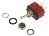 Comutator basculant APEM 3646NF/2 DPDT ON-ON 12A 28VDC -40&divide;85&deg;C