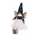 Figurina Inger alb negru 17x10x52 cm