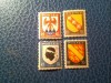 Serie Franta 1946 Embleme Provincii , 4 valori, Nestampilat