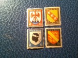 Serie Franta 1946 Embleme Provincii , 4 valori