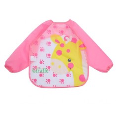Baveta impermeabila cu manecute lungi - Girafa
