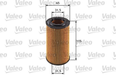 VALEO 586556 Filtru ulei foto