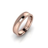 Verigheta Dama Aur Roz 14k - Personalizabila, Eleganta, Finisaj Lucios/Satinat, Producator
