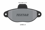 TEXTAR 2143602 Q+ set placute frana,frana disc
