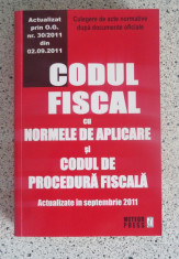 Codul fiscal 2011 cu normele de aplicare si Codul de procedura fiscala foto