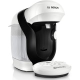 Espressor Bosch Tassimo Style TAS114E, 1400W, 3.3 bar, 0.7l, Autocuratare si decalcifiere, capsule, Alb