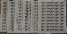 Romania MNH 1991 - Gimnastica - LP 1254 - coli foto