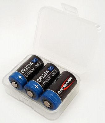 Set 3 Baterii Profesionale CR123A / CR123 - Ansmann foto
