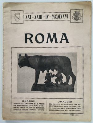 revista veche Roma 1926 foto