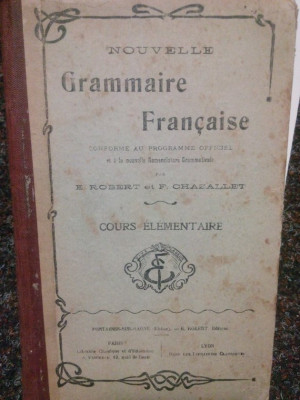 E. Robert - Grammaire Francaise foto