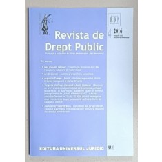 REVISTA DE DREPT PUBLIC , NR. 4 , 2016