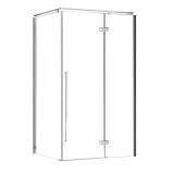 Cumpara ieftin Cabină de duș pătrată Sorrento Plus 90x120, montată pe dreapta, cu finisaj Easy Clean