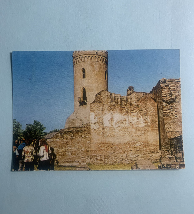 Calendar 1980 ruinile catatii și Turnul Chindiei T&acirc;rgoviște