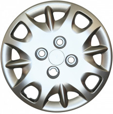 Set capace roti Fiat Albea, pe 13 inch, culoare Silver, 13-110 foto