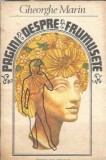 Pagini despre frumusete - Gheorghe Marin