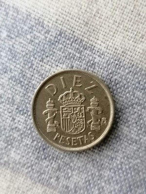 MONEDA-10 PESETAS 1985-SPANIA foto