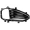 Grila bara protectie, spoiler Ford Edge, 05.2019-, montare fata, dreapta, cu rama crom; vopsit; negru; cu gaura lampa de ceata, RapidAuto