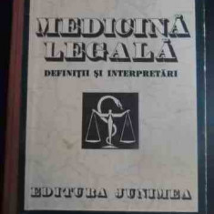 Medicina Legala Definitii Si Interpretari - T. Ciornea Gh. Scripcaru O. Loghin D. Radu V. Miha,544921