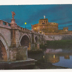 IT2-Carte Postala-ITALIA - Roma, Castel S. Angelo ,circulata 1976