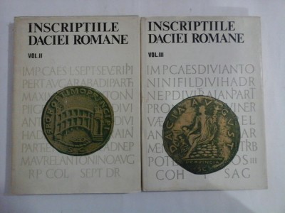 INSCRIPTIILE DACIEI ROMANE - 2 vol. (volumele 2+3/1) foto