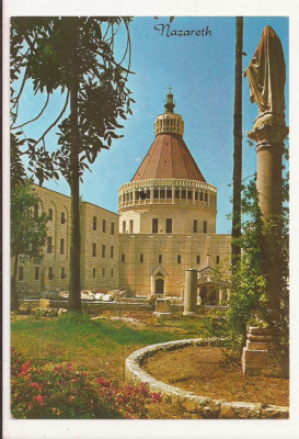 FS4 - Carte Postala - ISRAEL - Nazareth, church of the Annunciation, necirculata foto