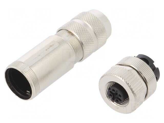 Mufă M12 4 PIN Ethernet IP67 Dreaptă