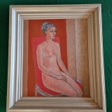Cumpara ieftin CORNELIU IONESCU 1938-2011 - NUD - anii '80, ulei/carton