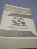 Cumpara ieftin UTILAJUL SI TEHNOLOGIA FABRICARII CHERESTELEI IX-X VICTOR TOCAN 1993, Alta editura, Alte materii, Clasa 11