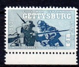 SUA 1963, Razboiul civil, Gettysburg, serie neuzata, MNH