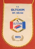 Fanion Handbal (anii 2000) - CS &quot;OLTCHIM&quot; RAMNICU-VALCEA (dimensiuni 16X10 cm)