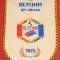 Fanion Handbal (anii 2000) - CS &quot;OLTCHIM&quot; RAMNICU-VALCEA (dimensiuni 16X10 cm)