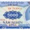 VIETNAM █ bancnota █ 5000 Dong █ 1991 █ P-108 █ UNC █ necirculata