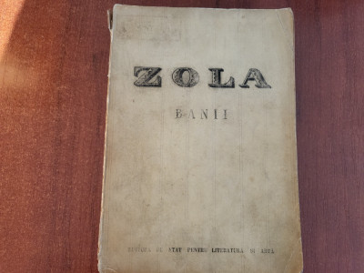 Banii de Emile Zola foto