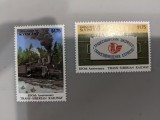 Grenadines st. vincent - Timbre trenuri, locomotive, cai ferate, MNH, Nestampilat