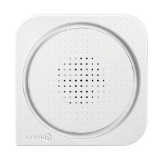 Sonerie fara fir Lexman, 85 dB, 230 V, alimentare la priza, raza actiune 200 m, Alb foto