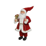 Cumpara ieftin Figurina - Santa Polyester Gift - Red | Kaemingk