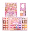 Trusa de Machiaj, KEVIN &amp; COCO, Easter Style Pink, 69 culori, 20 x 22.5 cm, Flippy