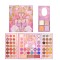 Trusa de Machiaj, KEVIN &amp; COCO, Easter Style Pink, 69 culori, 20 x 22.5 cm