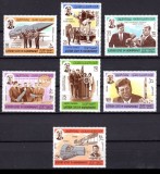 QU&#039;AITI STATE IN HADHRAMAUT 1967 - KENNEDY , ZBOR IN SPATIU ,SERIE NESTAMPILATA