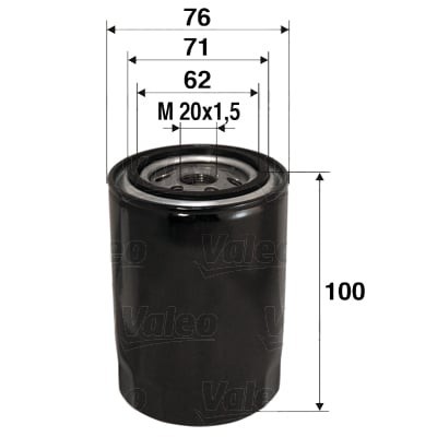 Filtru ulei VALEO 586012